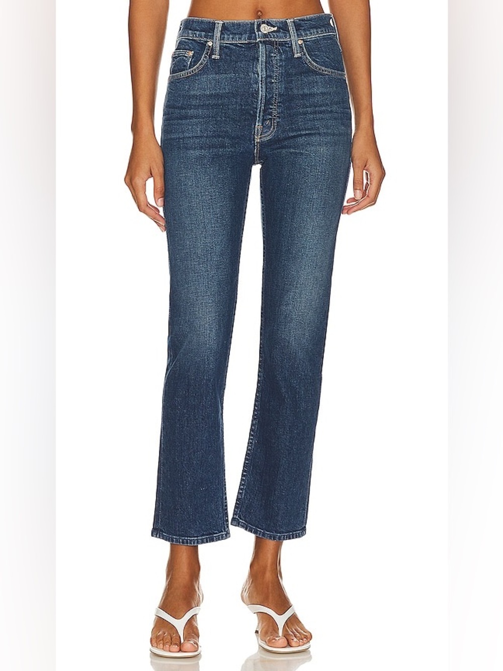 MOTHER The Tomcat Ankle Jeans in Cannonball, size 28